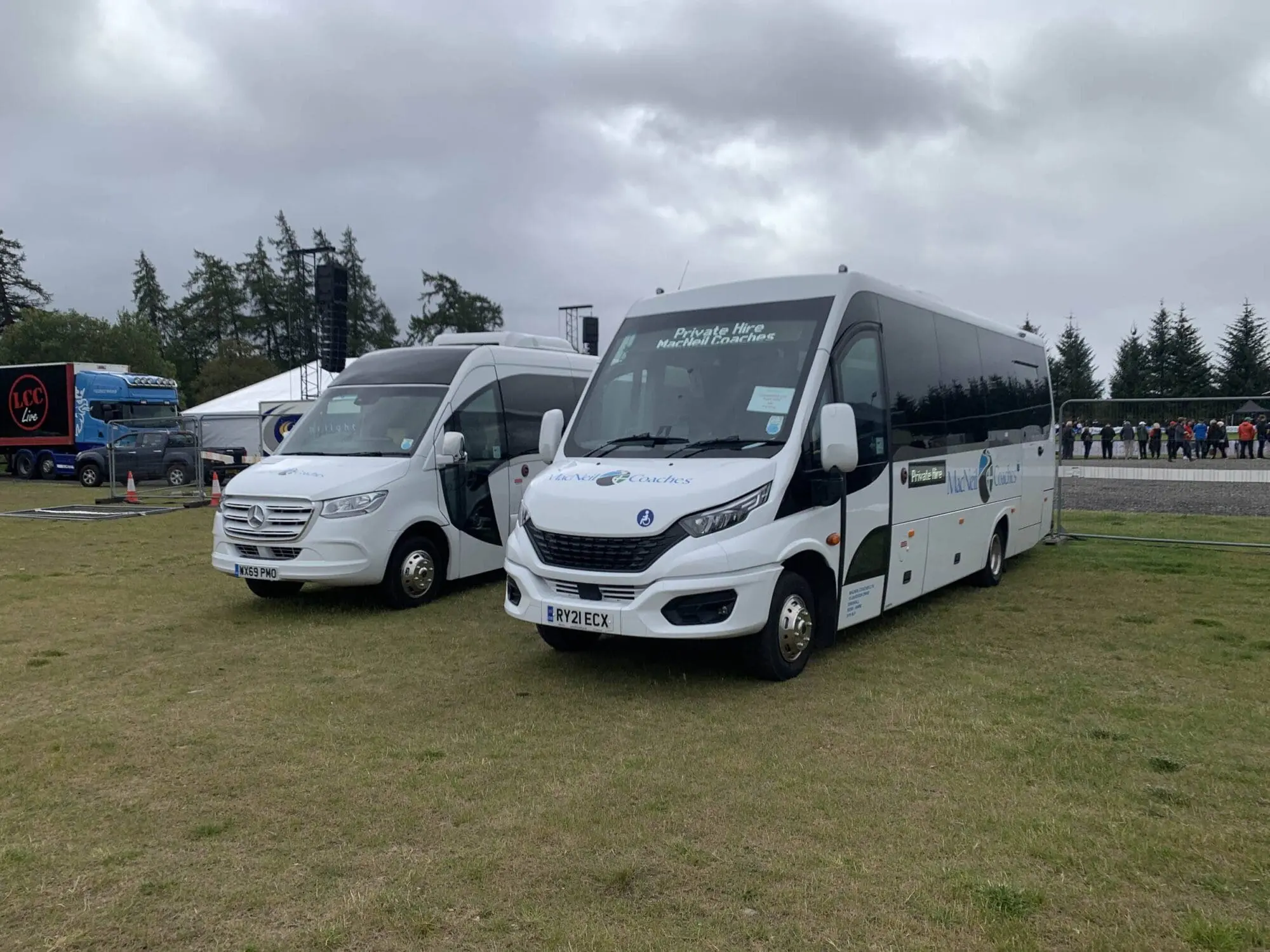 MacNeil Coaches side by side